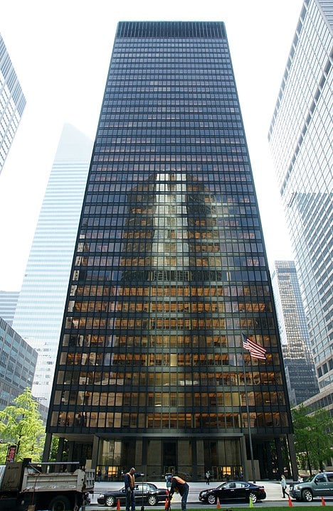 Photograph of the Seagram's Building in New York City