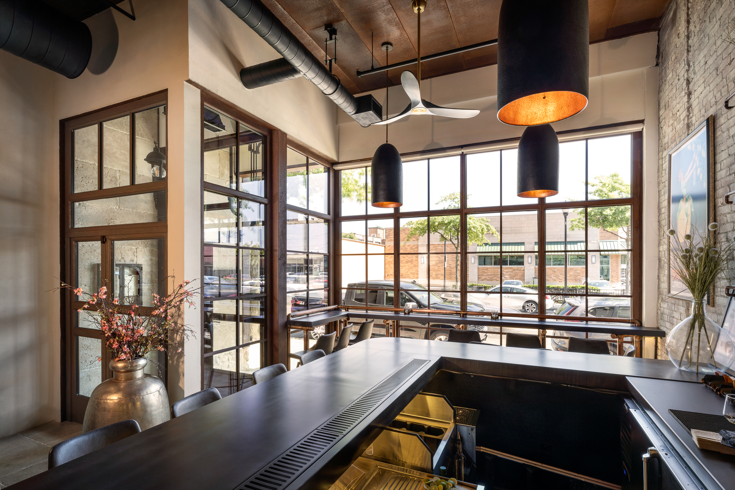 Corten Steel - 1881 Kitchen, Port Chester